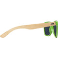 Lime Green - Pack Shot - Avenue Sun Ray Bamboo Sunglasses