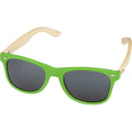 Lime Green - Front - Avenue Sun Ray Bamboo Sunglasses