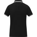 Solid Black - Side - Elevate Womens-Ladies Amarago Short-Sleeved Polo Shirt