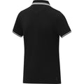 Solid Black - Lifestyle - Elevate Womens-Ladies Amarago Short-Sleeved Polo Shirt