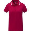 Red - Front - Elevate Womens-Ladies Amarago Short-Sleeved Polo Shirt