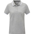 Heather Grey - Front - Elevate Womens-Ladies Amarago Short-Sleeved Polo Shirt