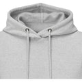 Heather Grey - Close up - Elevate Womens-Ladies Charon Hoodie