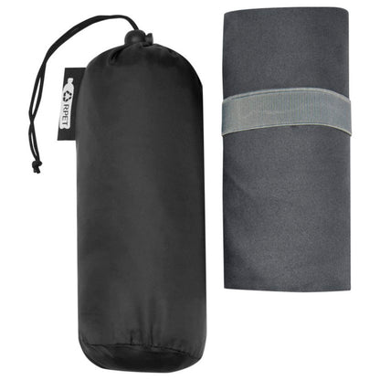 Grey - Side - Bullet Pieter RPET Towel