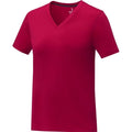 Red - Lifestyle - Elevate Womens-Ladies Somoto V Neck T-Shirt