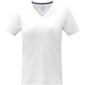 White - Front - Elevate Womens-Ladies Somoto V Neck T-Shirt
