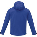Blue - Back - Elevate Mens Match Soft Shell Jacket