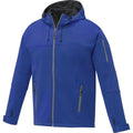 Blue - Side - Elevate Mens Match Soft Shell Jacket
