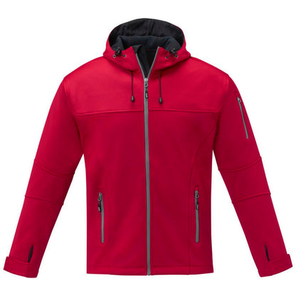 Red - Front - Elevate Mens Match Soft Shell Jacket