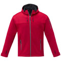 Red - Front - Elevate Mens Match Soft Shell Jacket