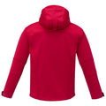 Red - Back - Elevate Mens Match Soft Shell Jacket