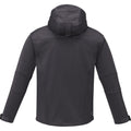 Storm Grey - Back - Elevate Mens Match Soft Shell Jacket