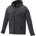 Storm Grey - Side - Elevate Mens Match Soft Shell Jacket