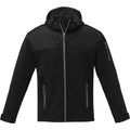 Solid Black - Front - Elevate Mens Match Soft Shell Jacket