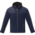 Navy - Front - Elevate Mens Match Soft Shell Jacket