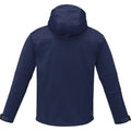 Navy - Back - Elevate Mens Match Soft Shell Jacket