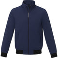 Navy - Front - Elevate Unisex Adult Keefe Bomber Jacket