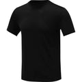 Solid Black - Front - Elevate Mens Kratos Cool Fit Short-Sleeved T-Shirt