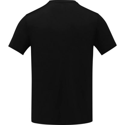 Solid Black - Back - Elevate Mens Kratos Cool Fit Short-Sleeved T-Shirt