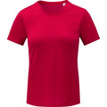 Red - Front - Elevate Womens-Ladies Kratos Short-Sleeved T-Shirt