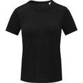 Solid Black - Front - Elevate Womens-Ladies Kratos Short-Sleeved T-Shirt