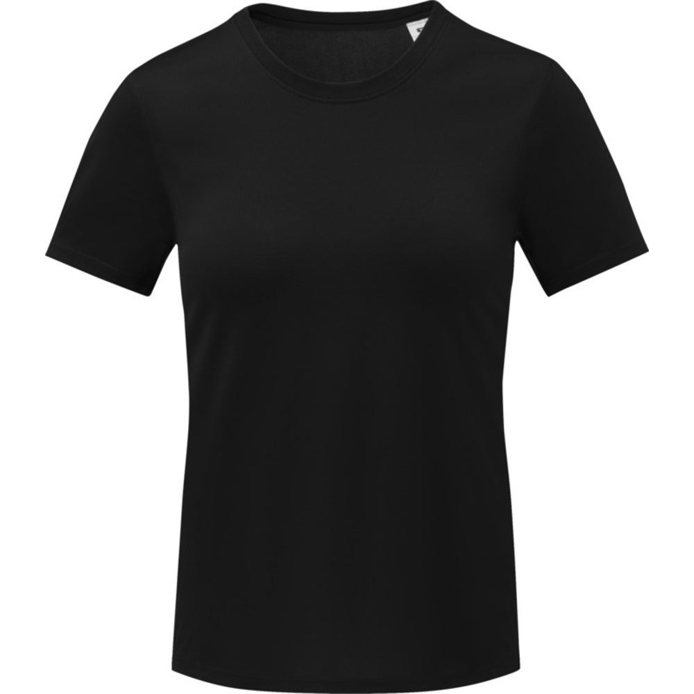 Solid Black - Front - Elevate Womens-Ladies Kratos Short-Sleeved T-Shirt