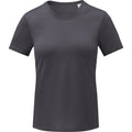 Storm Grey - Front - Elevate Womens-Ladies Kratos Short-Sleeved T-Shirt