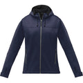 Navy - Front - Elevate Womens-Ladies Match Soft Shell Jacket