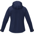 Navy - Side - Elevate Womens-Ladies Match Soft Shell Jacket
