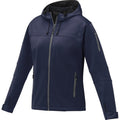Navy - Pack Shot - Elevate Womens-Ladies Match Soft Shell Jacket