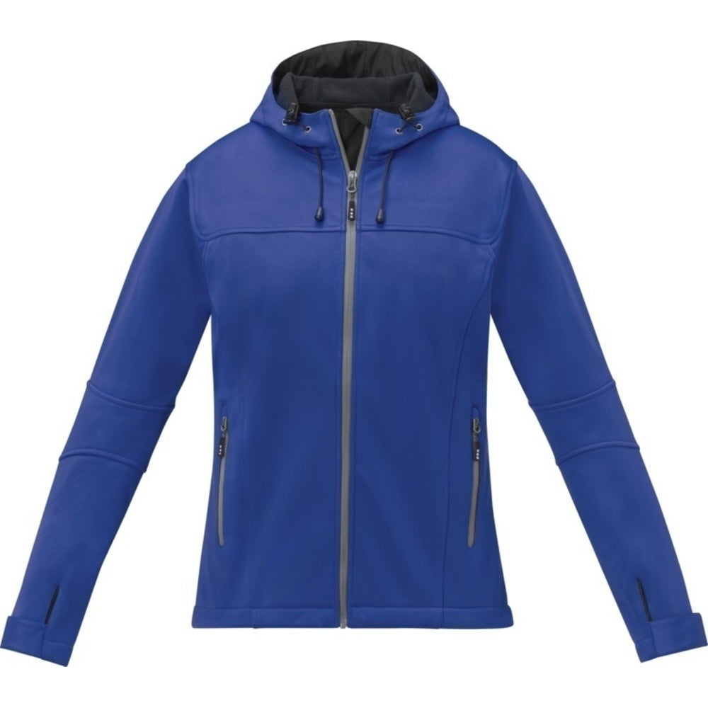 Blue - Front - Elevate Womens-Ladies Match Soft Shell Jacket