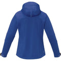 Blue - Back - Elevate Womens-Ladies Match Soft Shell Jacket