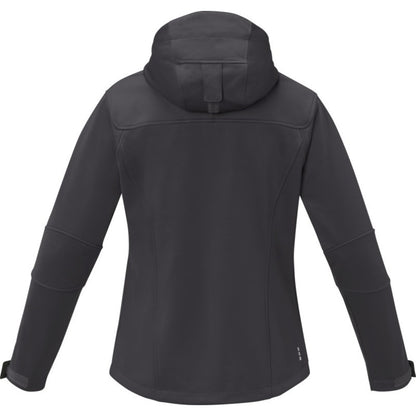 Storm Grey - Back - Elevate Womens-Ladies Match Soft Shell Jacket