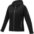 Solid Black - Lifestyle - Elevate Womens-Ladies Match Soft Shell Jacket