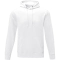 White - Front - Elevate Mens Charon Hoodie