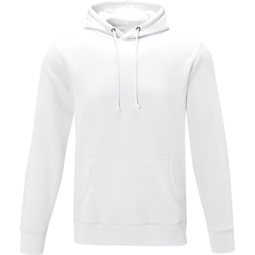 White - Front - Elevate Mens Charon Hoodie