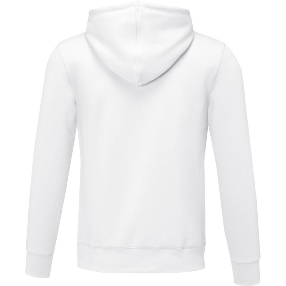 White - Back - Elevate Mens Charon Hoodie
