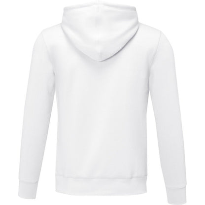 White - Back - Elevate Mens Charon Hoodie