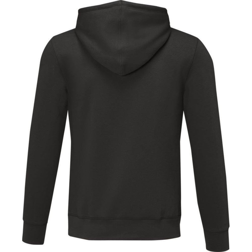 Solid Black - Back - Elevate Mens Charon Hoodie