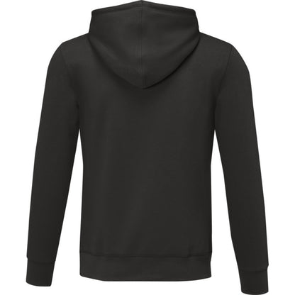 Solid Black - Back - Elevate Mens Charon Hoodie