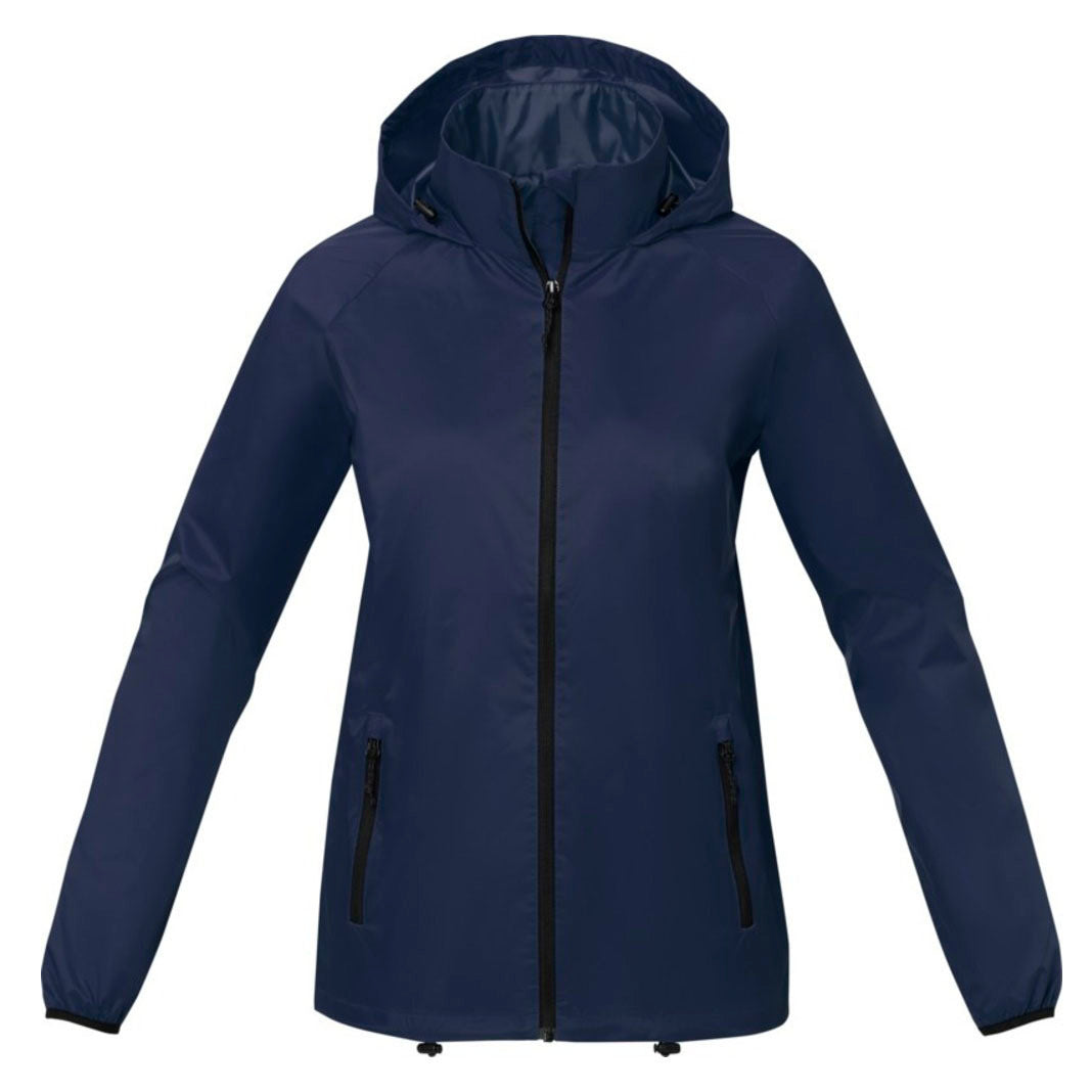 Navy - Front - Elevate Essentials Womens-Ladies Dinlas Lightweight Jacket