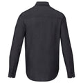 Solid Black - Back - Elevate NXT Mens Cuprite Organic Long-Sleeved Shirt