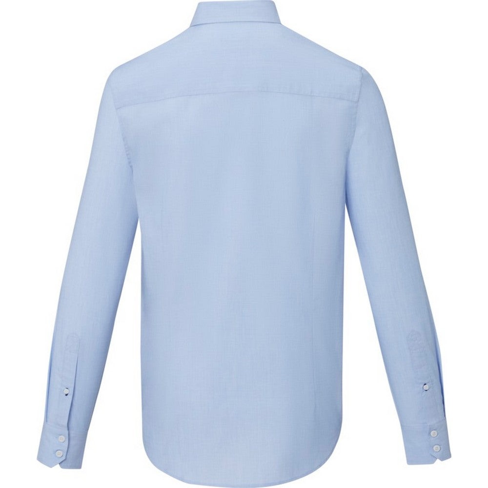 Light Blue - Back - Elevate NXT Mens Cuprite Organic Long-Sleeved Shirt