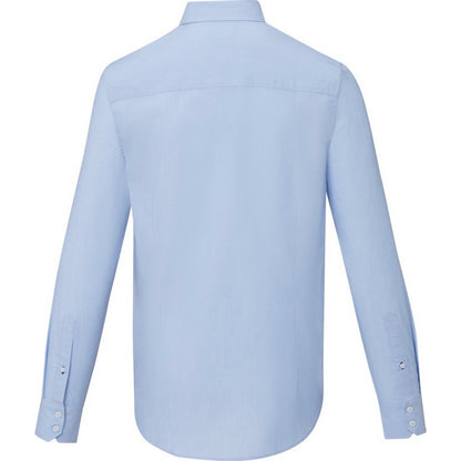 Light Blue - Back - Elevate NXT Mens Cuprite Organic Long-Sleeved Shirt