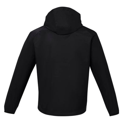 Solid Black - Back - Elevate Essentials Mens Dinlas Lightweight Jacket