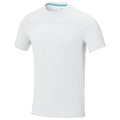 White - Side - Elevate NXT Mens Borax Recycled Cool Fit Short-Sleeved T-Shirt