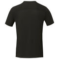 Solid Black - Back - Elevate NXT Mens Borax Recycled Cool Fit Short-Sleeved T-Shirt