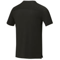 Solid Black - Lifestyle - Elevate NXT Mens Borax Recycled Cool Fit Short-Sleeved T-Shirt