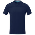 Navy - Front - Elevate NXT Mens Borax Recycled Cool Fit Short-Sleeved T-Shirt