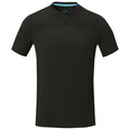 Solid Black - Front - Elevate NXT Mens Borax Recycled Cool Fit Short-Sleeved T-Shirt